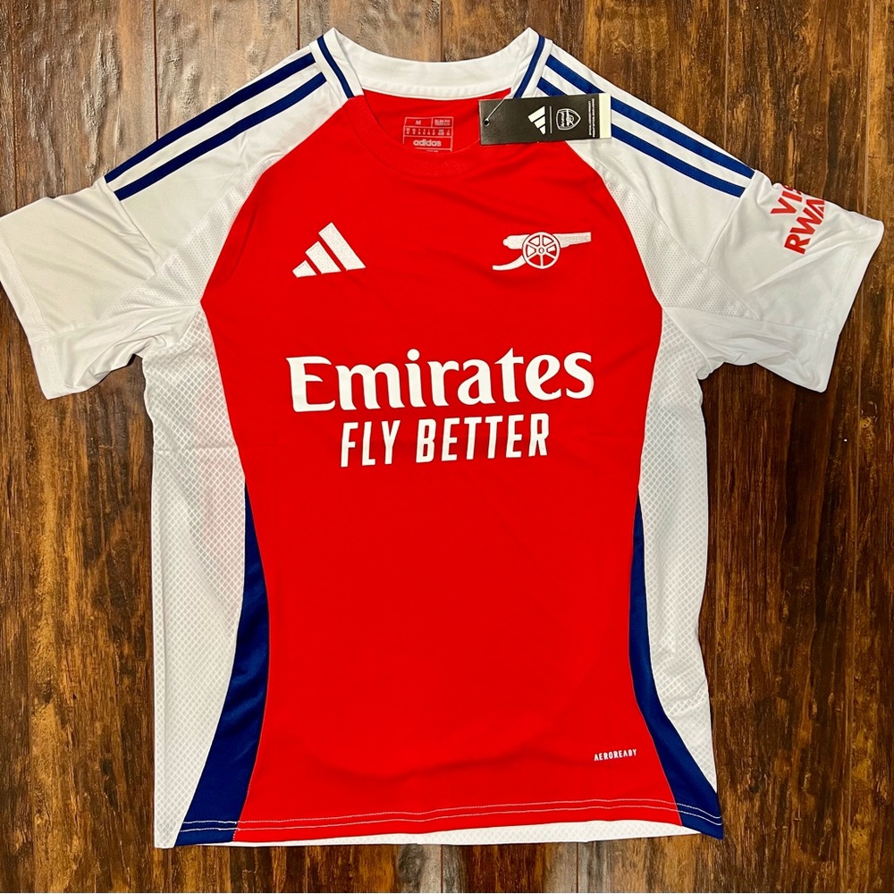 Arsenal 2024/25 Home Soccer Jersey- Size medium Men Fan Version